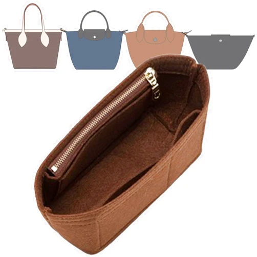 Doxo Purse Organizer Insert for Handbags&Tote Felt Bag Compatible with Speedy and Neverfull ONTHEGO,5 Sizes/6 Color