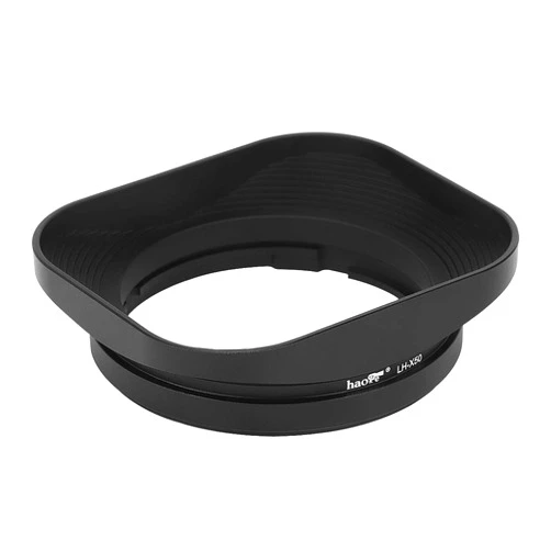 Haoge LH-X50 Bayonet Square Metal Lens Hood for Fujifilm Fuji Fujinon XF 50mm F2 R WR Lens on X-Pro2 X-Pro1 X-T2 X-T1 X-T20 X-T10 X-E2S X-A5 X-A20 X-E3 X-H1