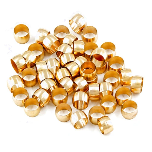 Biaungdo 50 Pcs Brass Compression Fitting, 5/16