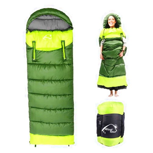 Beacon Pet Sleeping Bag for Adults, 0 Degree Wearable Sleeping Bag Cold Weather, Compact Sleeping Bag with Zip, Lightweight Mummy Sleeping Bags, Sleeping Bagsfor Family Camping Backpacking Fits 5°F ~ 50°F