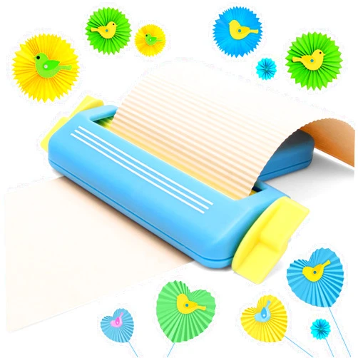 Anglekai Paper Crimper for Crafts, AngleKai Craft Paper Crimper Tool for Making Wave Shaper, DIY Arts Crafts