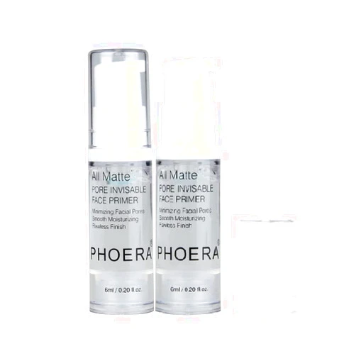 Meifen 2 Pack PHOERA Face Primer,Magical Perfecting Base Face Mattifying Primer Anti-Aging WrinklesShrink Pore Remove Fine Lines Exfoliating Anti-Oxidation.(6Ml)