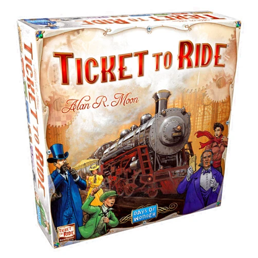 Days of Wonder Ticket to Ride Board Game - A Cross-Country Train Adventure for Friends and Family! Strategy Game for Kids & Adults, Ages 8+, 2-5 Players, 30-60 Minute Playtime, Made by Days of Wonder