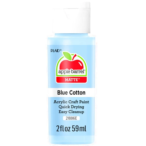 Apple Barrel Blue Cotton paint, 2 oz, 2 Fl Oz