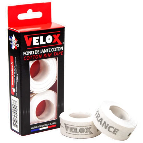 Velox Rim Tape, White, 16mm x 2m (2-Pack)