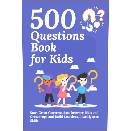 Aria Capri Publishing,Devon Abbruzzese,Mauricio Vasquez 500 Questions Book for Kids: Questions to Start Great Conversations between Kids and Grown-ups and Build Emotional Intelligence Skills. Uplifting Questions for Kids Book