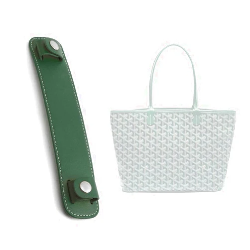 GLUMZRK Microfiber Leather Shoulder Strap Pads Replacement Cushion Strap Covers for Goyard Tote Bags Detachable (Blue)