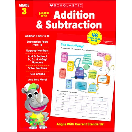 By Scholastic Teaching Resources (Author) Scholastic Success with Addition & Subtraction Grade 3 Workbook