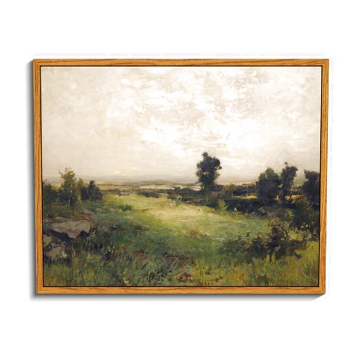 InSimSea Framed Farmhouse Wall Art for Living Room Wild Field Landscape Wall Decor for Bedroom Farmhouse Bathroom Wall Decor Traditional Scenic Pictures for Bathroom Wall Decor 11x14in