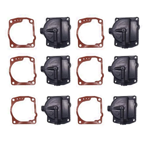 KINTLE 433000 Float Chamber Carburetor Bowl Kit Compatible with Johnson Evinrude 90-100-105-115-135-150-175HP, Replace 343870 433000 766418 - with 335070 Gasket