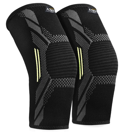 FCNUSX Elbow Brace Compression Sleeve for Men & Women (1 pair), Arm Support Sleeves Forearm Pain Relief Pads Braces for Tendonitis, Tennis & Golfers Elbow Treatment, Arthritis, Workout, Weight lifting