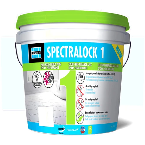 LATICRETE SPECTRALOCK® 1 Pre-Mixed Grout #44 Bright White