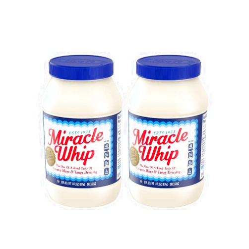 FCV Kraft Gold Standard Recipe Miracle Whip - 2 Jars (30 oz ea) 30 Fl Oz (Pack of 2)