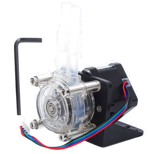 Garosa Peristaltic Liquid Pump High Flow Vacuum Pump Strong Suction Self Priming Peristaltic Pump Fast Loading Pump with 42 Stepper Motor Silicone Tubing for Aquarium Lab Analytical
