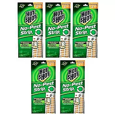 Hot Shot SOBAKEN Hot Shot No-Pest Strip 2, Controlled Release Technology Kills Flying and Crawling Insects 2.29 Ounce ( Value Pack of 5)