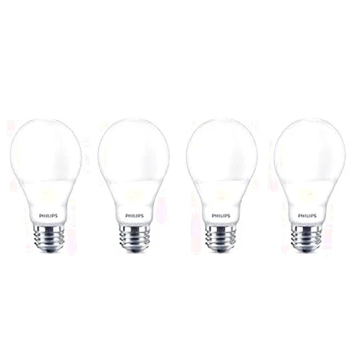 Philips LED Dimmable A21 Soft White Light Bulb with Warm Glow Effect 1100-Lumen, 2200-2700-Kelvin, 12-Watt (75-Watt Equivalent), E26 Base, Frosted, 4-Pack