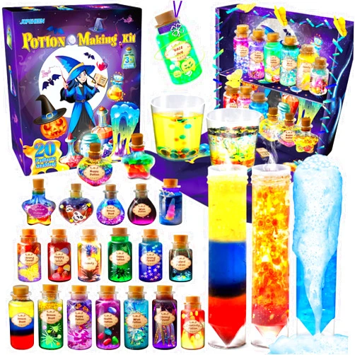 JOPSHEEN Potion Making Kit for Kids, Mix 20 Wizard Potion, Creative Crafts Toys Christmas Birthday Gifts for Girls Boys