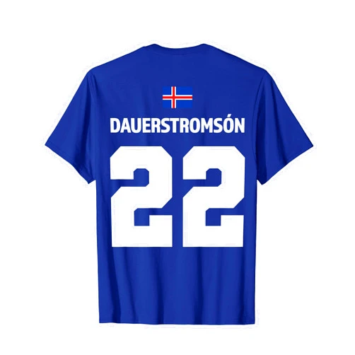 Lustige Island Sprüche Trikots für Mallorca Icelandic Name on Sauf Jersey Mallorca Party T-Shirt
