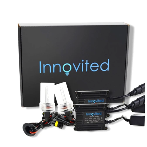 Innovited H11 H9 H8 6000K HID Xenon bulb x (1 pair) bundle with 2 x 35W Digital Slim AC Ballast - Diamond White