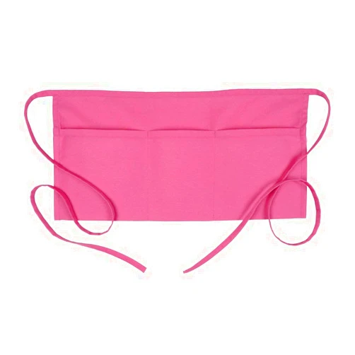 Fame Fabrics Fame Original 3 Pocket Waist Apron for Adults in Raspberry Hot Pink 82806 - One Size Fits Most - Unisex (F9-83501)