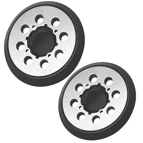 Fibvaxm 2 Pack Orbital Sander Replacement Pad for DeWalt, 5 Inch 8 Hole Hook and Loop Metal Sander Pads for DWE6421 6421K DWE6423 6423K DCW210B DWE64233 and N329079 Replacement Pad