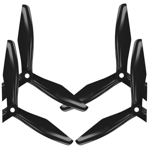 Master Airscrew/Windsor Propeller RS-3blade-FPV - 6x4.5 Prop Set x4 Black MAS3RS6045B Propellers Electric Plane