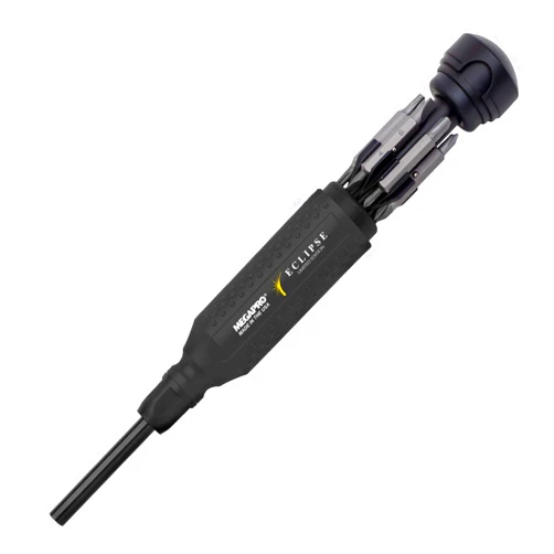 Bowers Tool Co. Megapro Original 15 in 1 Multi Bit Screwdriver Phillips Flat Torx Square 151ECLIPSE