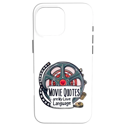 Splendid's Things Movie Quotes Are My LoveLanguage Movie Quotes Are My Love Language for Movie Film Buff Case for iPhone 16 Pro Max