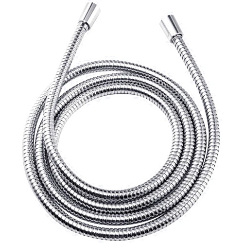 BRIGHT SHOWERS Shower Hose For Hand Held Shower Heads, 96 Inches Cord Extra Long Stainless Steel Hand Shower Hose, Ultra-Flexible Replacement Part with Brass Insert, Chrome