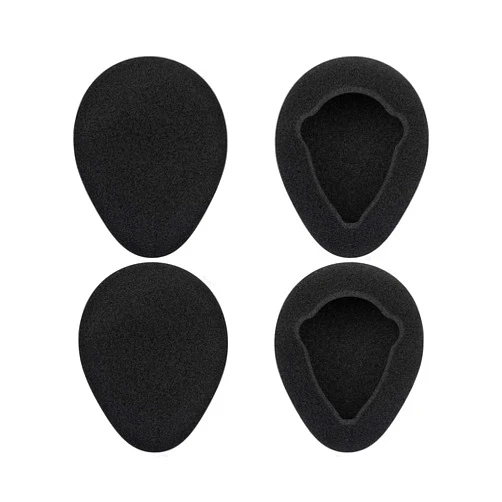 SOULWIT 2 Pairs Replacement Automobile Headphone Earpads Compatible with Infrared Wireless Headphones, Ear Pads Cushions for GM Ford Toyota Nissan Honda Entertainment DVD Player Systems (Foam)