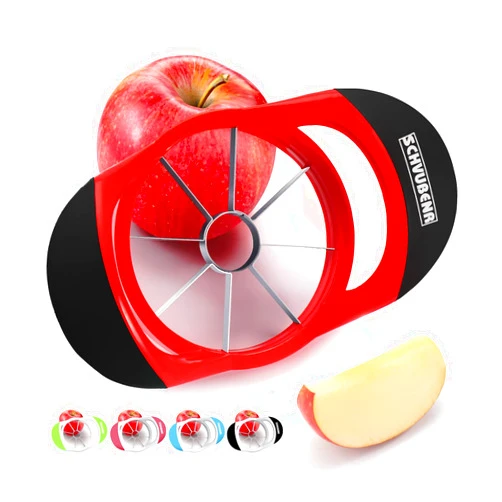 SCHVUBENR Premium Cherry Pitter Tool - Portable Cherry Core Remover - Stainless Steel Cherry Pitter - Easy to Use & Dishwasher Safe - Pit Cherry with Ease(Red)