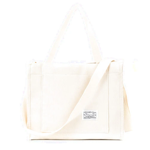 Valleycomfy Vintage Casual Corduroy Tote Bags Women Hobo Crossbody Bag Purse for Women Travel Shoulder Bags Handbags Eco Bag