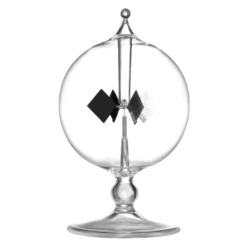 DORAMI Clear Solar Power Crookes Radiometer Sun Light Energy Glass Windmill Spinning Vanes