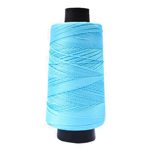 Bhavya Enterprises Art Silk Thread 1 Roll 400 Meters (3Ply, 0.56MM) SkyBlue 1 Piece
