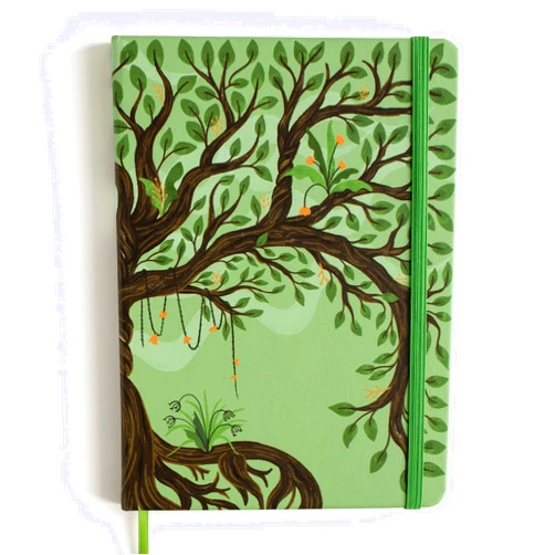 Rileys & Co Notebook Journal for Work and School - Tree of Life, Lined Journal 8 x 6 Inches - Compact Notebook for Women - 240 Pages - Lined Notebook - Hardcover Journal For Business, College, School