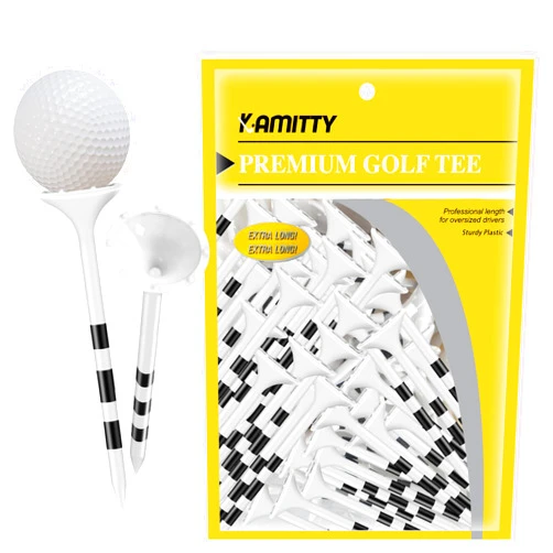 Kamitty Golf Tees Plastic, Unbreakable Golf Tee 3 1/4