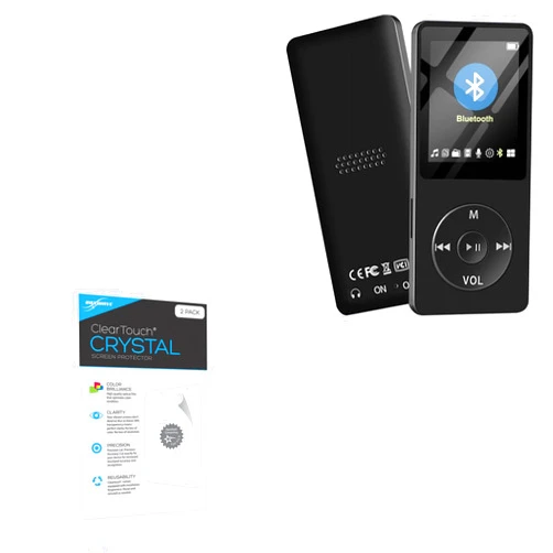 BoxWave Screen Protector Compatible With Leguwu LGW-BT32B1 (1.8 in) - ClearTouch Crystal (2-Pack), HD Film Skin - Shields From Scratches