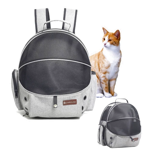 Fanworthy Cat Backpack, Pet Carrier Backpack for Small Cats and Dogs, Puppies Kittens Fully Ventilated Mesh Dog Backpack Bag for Traveling, Hiking, Outdoor