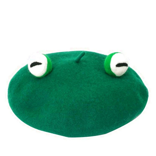 FAICCIA Frog Eyes Handmade Beret Vintage Artist Hat