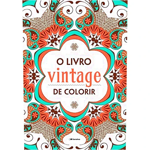 Portuguese Brazilian Edition by Billy Waqar e Claire Cater (Author) O Livro Vintage De Colorir