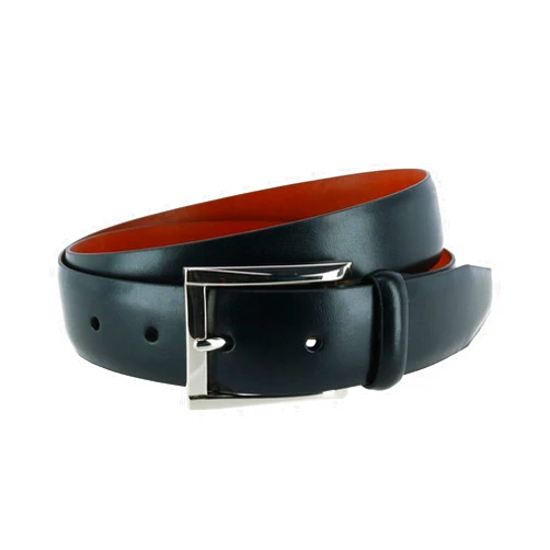Trafalgar Men's 100% Full Grain Leather Belt - The Broderick - 1 1/4 Inches Wide (32mm)