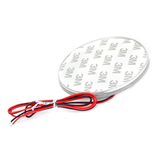 VIGORWORK Red LED Car Background Grille Logo Badge Emblem Light lamp,82mm Waterproof Background Tail Badge Emblem Logo LED Light Lamp Sticker Auto Emblems Compatible for B/MW 3 5 7 Series X3