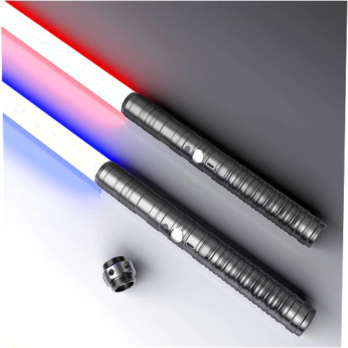 Beyondtrade Lightsabers Alloy Metal Hilt RGB 15 Colors FX Sound Type-C Rechargeable Heavy Dueling Light Swords with Smooth Swing for Birthday Halloween Xmas Present Adults Kids Toys Cosplay