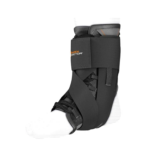 Shock Doctor Adult Ultra Wrap Lace Ankle Brace, Maximum Support, Adjustable Compression
