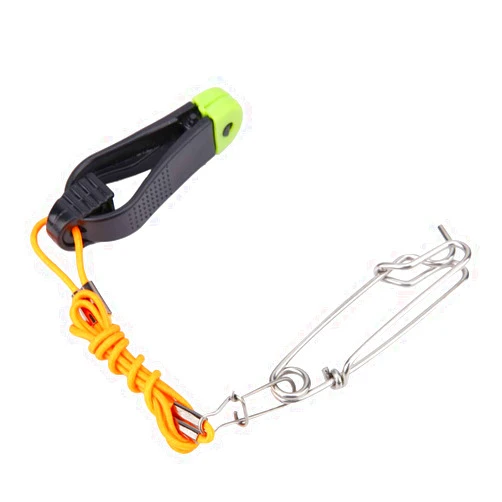 GLOGLOW Power Grip Fishing Clip Compact Mast Release Snap Clamp for Trolling Boat Sea Fishing for Downrigger Outrigger Boat Kite Planer Board ABS & Stainless Steel