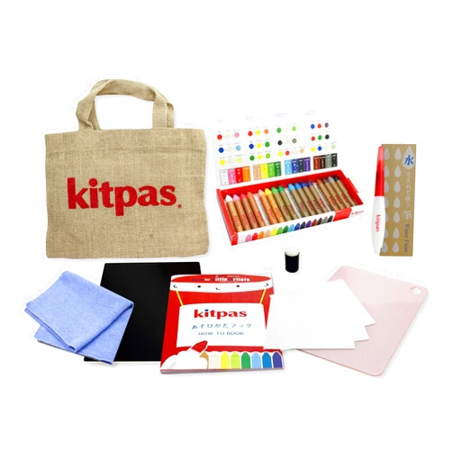Kitpas for Little Artists Set - Vibrant, Non-Toxic & Washable Crayon Set for Kids - Safe, Easy-to-Use Coloring Tools for Toddlers and Young Children - 16 Crayons Included