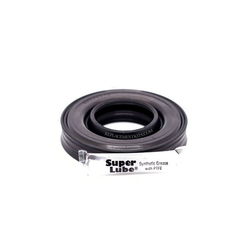 REPLACEMENTKITS.COM -Whirlpool Tub Seal Replacement Kit with Lube Grease, Fits Whirlpool, Maytag, Amana, Kenmore, Admiral, Crosley, Roper, Inglis Models