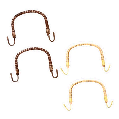 FUNOMOCYA 4pcs Teapot Handle Rattan Style Kettle Accessory Heat Sturdy and Easy to Use