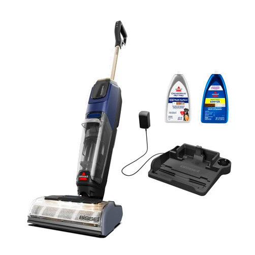 Bissell CrossWave HydroScrub Cordless Wet Dry Vacuum Mop, Floor Cleaner with ZeroGap Edge Cleaning & FurFinder Headlights, 45-Minute Runtime for Hard Floors & Area Rugs, 4275F