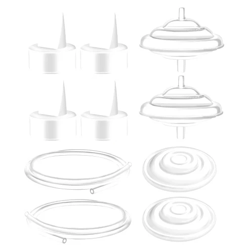 Maymom Pump Parts Compatible with Spectra S1 S2 9 Plus Breastpump Replace Backflow Protector Membrane Duckbill Valve Tube Spectra Replacement Pump Parts